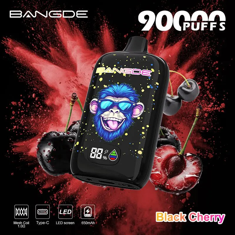 Bang DE 90000 90K Puffs Disposable Vape|Type-C Rechargeable LCD Display E-Cigarette