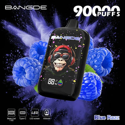 Bang DE 90000 90K Puffs Disposable Vape|Type-C Rechargeable LCD Display E-Cigarette