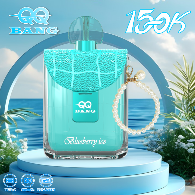 QQ Bang 150K Disposable Vape|Type-C Rechargeable Portable E-Cigarette