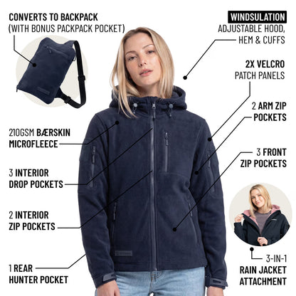 The World's Only Outdoor Hoodie That Becomes Its Own Backpack. 210gsm MicroFleece. 12 Pockets. Stuff It, Strap It, Keep Moving.
