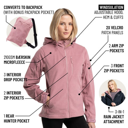 The World's Only Outdoor Hoodie That Becomes Its Own Backpack. 210gsm MicroFleece. 12 Pockets. Stuff It, Strap It, Keep Moving.