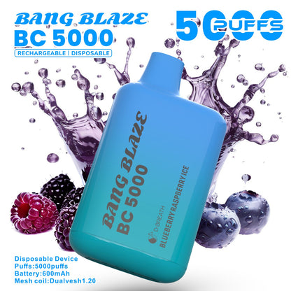 Bang Blaze BC5000 5K Puffs 2% 3% 5% Disposable Vape