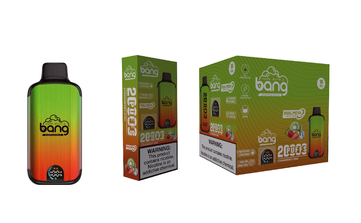 Bang 20000 Puffs New Product LED Display Disposable Vape