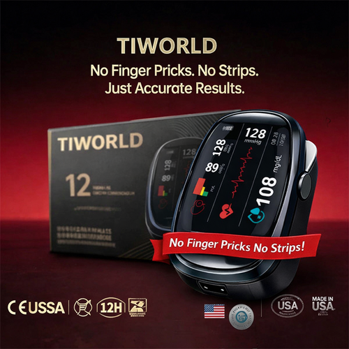 💝TIWORLDTM Non-Invasive Blood Glucose Meter 99.9% Accuracy (Mayo Clinic Recommended)