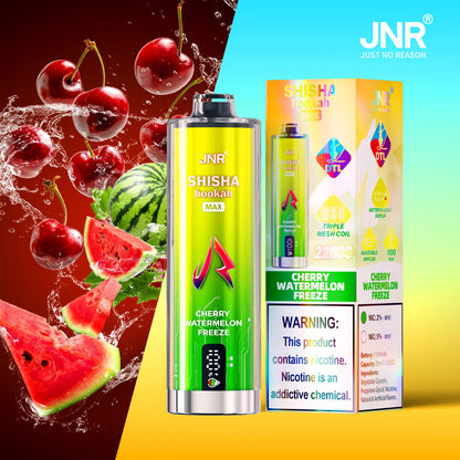 JNR Shisha Max 22000 22K Puffs Original Hookah Edition Disposable Vape Pen