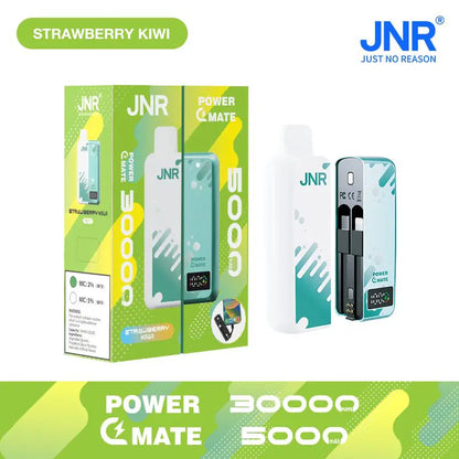JNR Power Mate 30000 Puffs Smart Screen 5000mAh Power Bank Disposable Vape