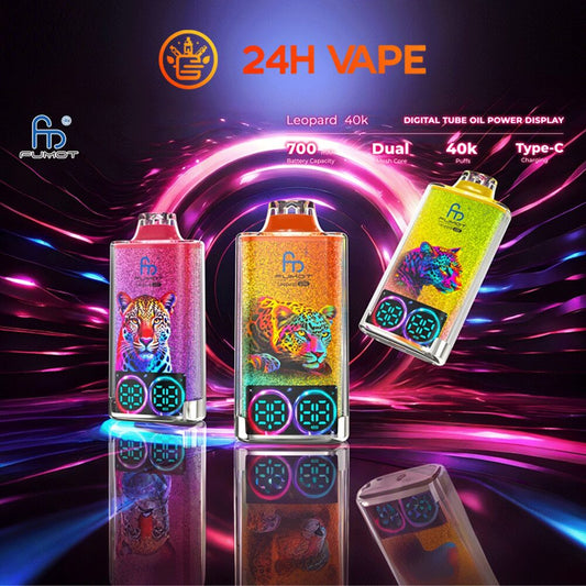 Fumot Leopard 40000 40K Puffs Original Edition Dual Mesh LCD Display Disposable Vape