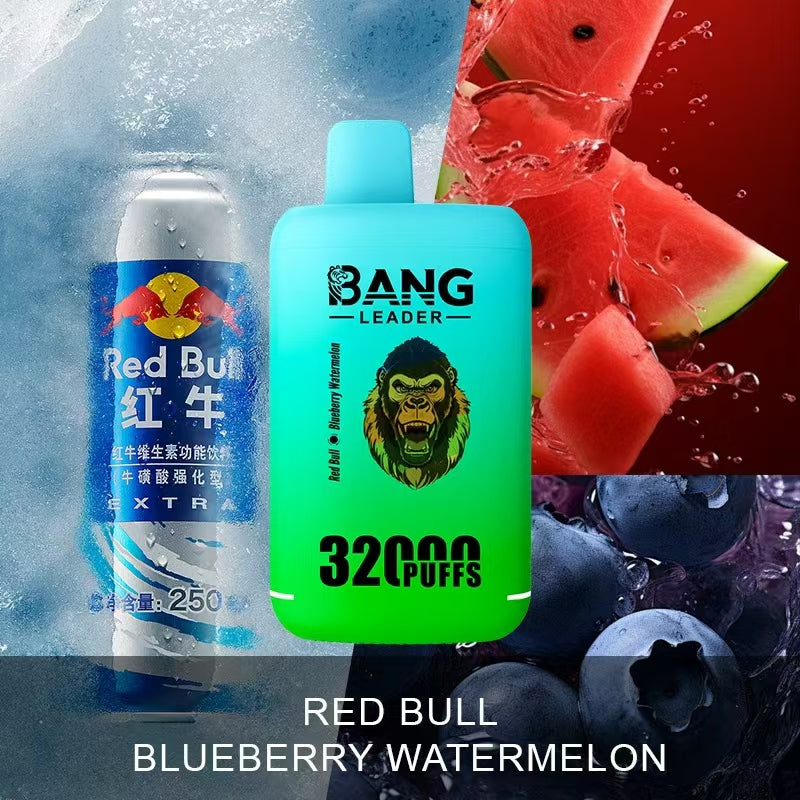 Bang Leader 32000 32k Puffs 0% 2% 3% 5% Nicotine  Double Taste Disposable Vape