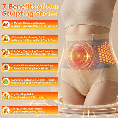 👙Official Brand Store | 2026 Moringa & Berberine 4-In-1 Micro-Particle Sculpting & Fat-Burn Shorts