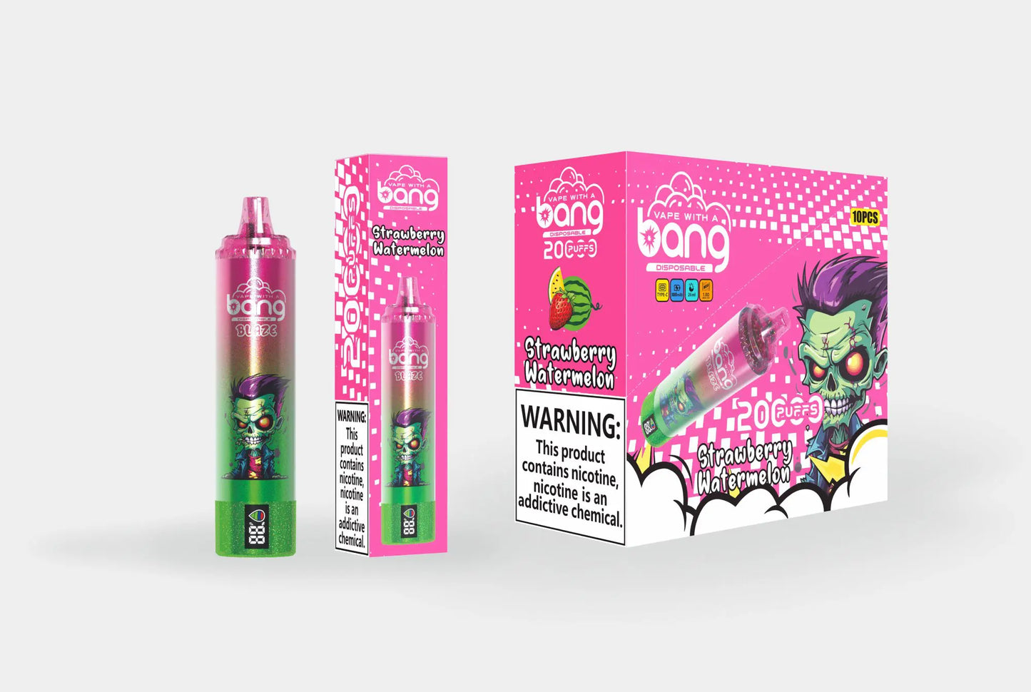 Bang Tornado 20000 20K Puffs Original LED Display Edition Disposable Vape Pen
