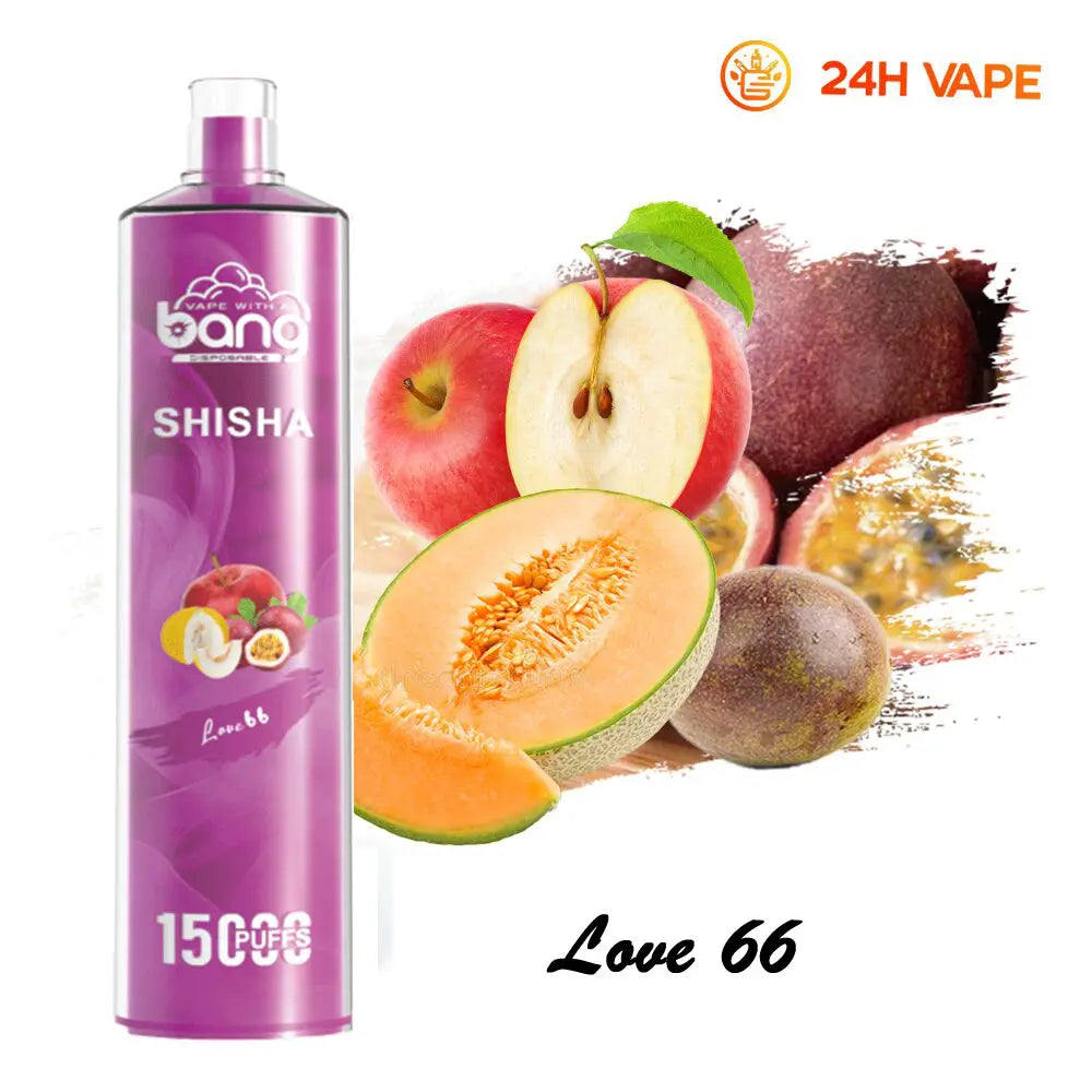 Bang SHISHA 15000 Puffs Direct To Lung Disposable Electronic Cigarette New Vape Pen