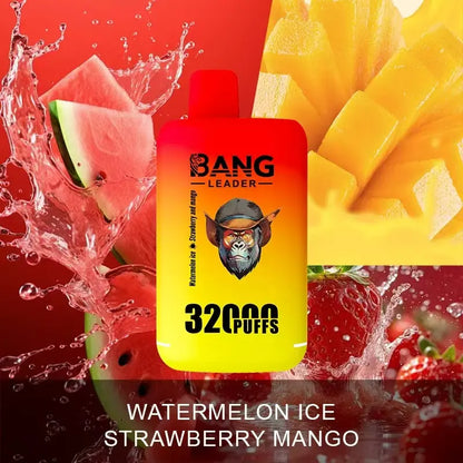 Bang Leader 32000 32k Puffs 0% 2% 3% 5% Nicotine  Double Taste Disposable Vape