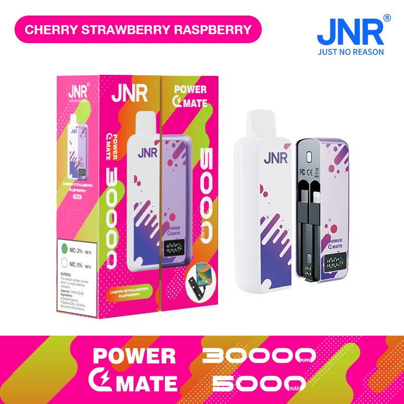JNR Power Mate 30000 Puffs Smart Screen 5000mAh Power Bank Disposable Vape