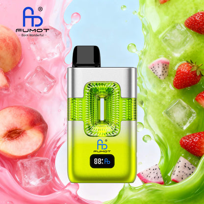 Fumot ECO 2in1 50000 50K Puffs Double Flavors Smart Display Original Rechargeable Disposable Vape