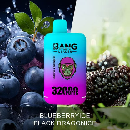 Bang Leader 32000 32k Puffs 0% 2% 3% 5% Nicotine  Double Taste Disposable Vape