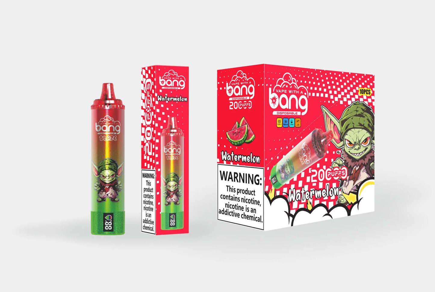 Bang Tornado 20000 20K Puffs Original LED Display Edition Disposable Vape Pen