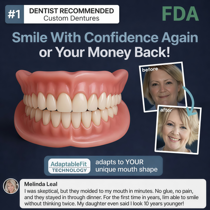 2026🏆✨LAST DAY SALE 70% OFF🔥 Newly upgraded second-generation DarkFairy™  complete dentures