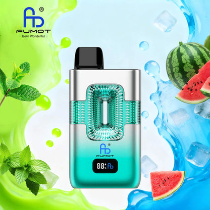 Fumot ECO 2in1 50000 50K Puffs Double Flavors Smart Display Original Rechargeable Disposable Vape