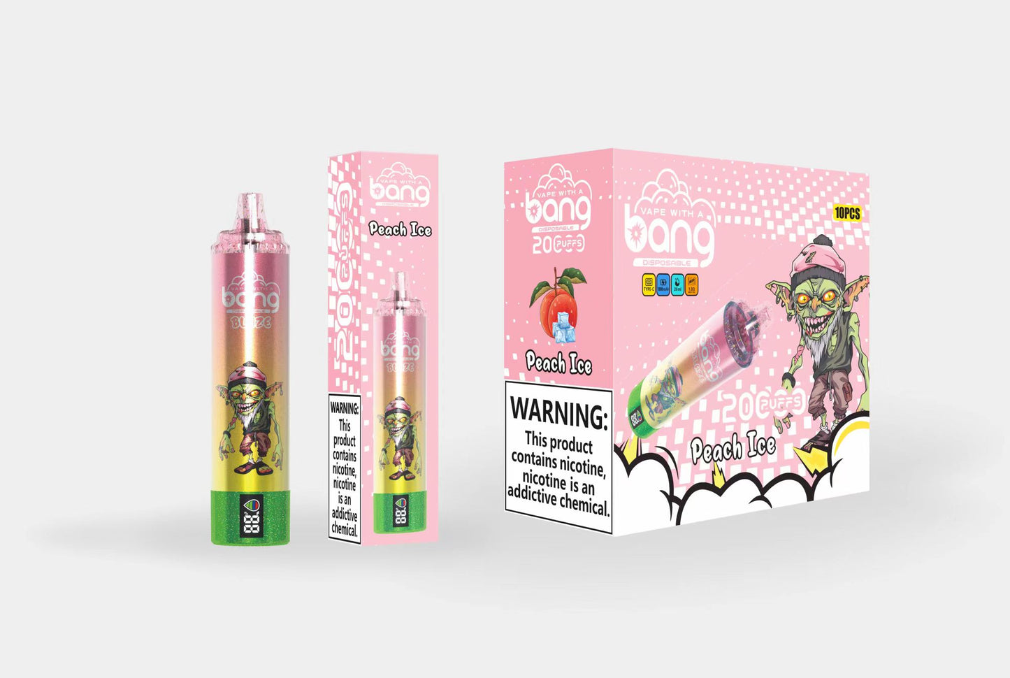 Bang Tornado 20000 20K Puffs Original LED Display Edition Disposable Vape Pen