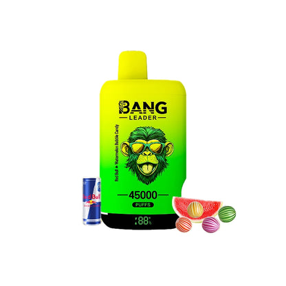 Bang Leader 45000 45K Puffs Double Taste LED Display Rechargeable  Disposable Vape EU Warehouse