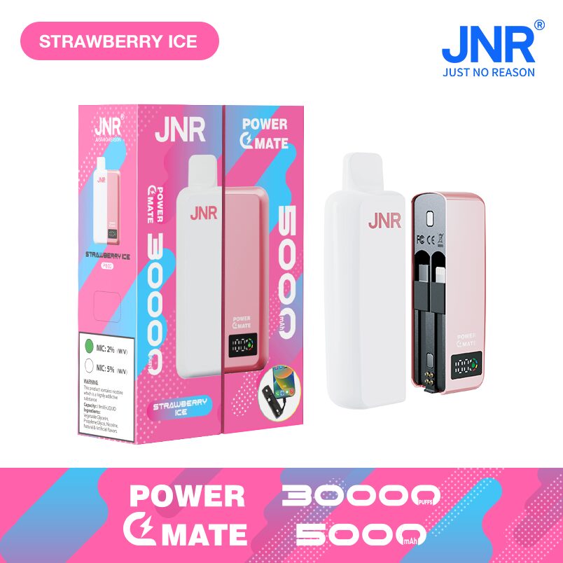 JNR Power Mate 30000 Puffs Smart Screen 5000mAh Power Bank Disposable Vape