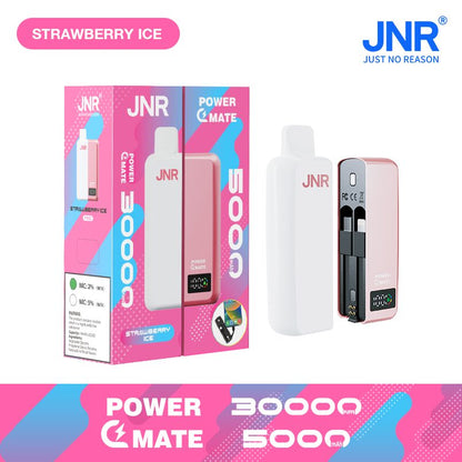 JNR Power Mate 30000 Puffs Smart Screen 5000mAh Power Bank Disposable Vape