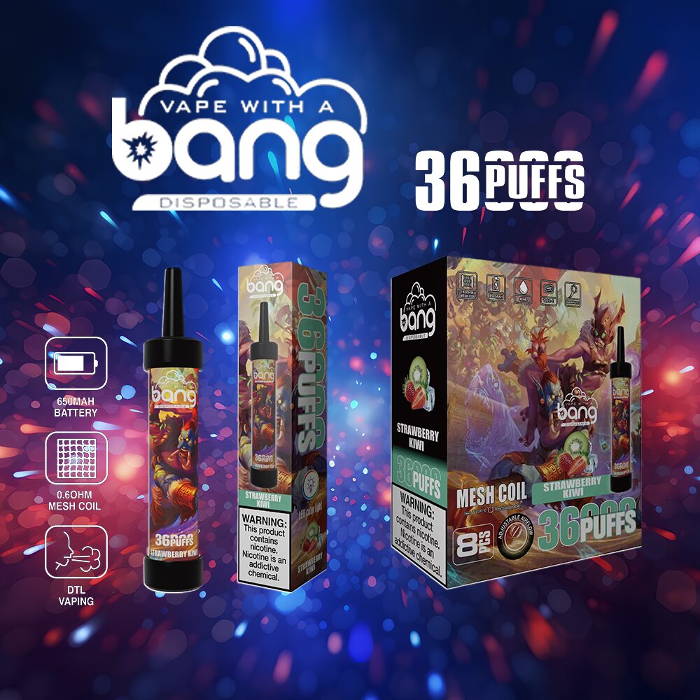 Bang 36000 36K Puffs 0% 2% 3% 5% Nicotine Latest Original Disposable Vape Pen