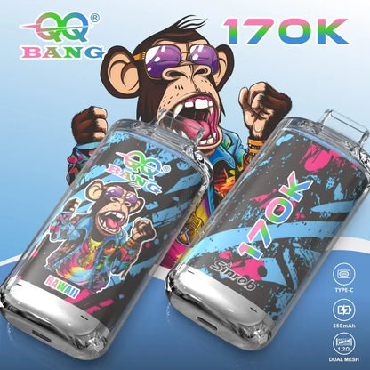 QQ Bang 170000 170K Dual Mesh Original Rechargeable Disposable Vape