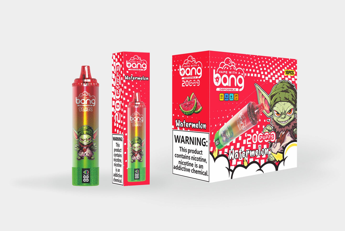Bang Tornado 20000 20K Puffs Original LED Display Edition Disposable Vape Pen