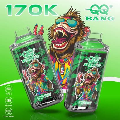 QQ Bang 170000 170K Dual Mesh Original Rechargeable Disposable Vape