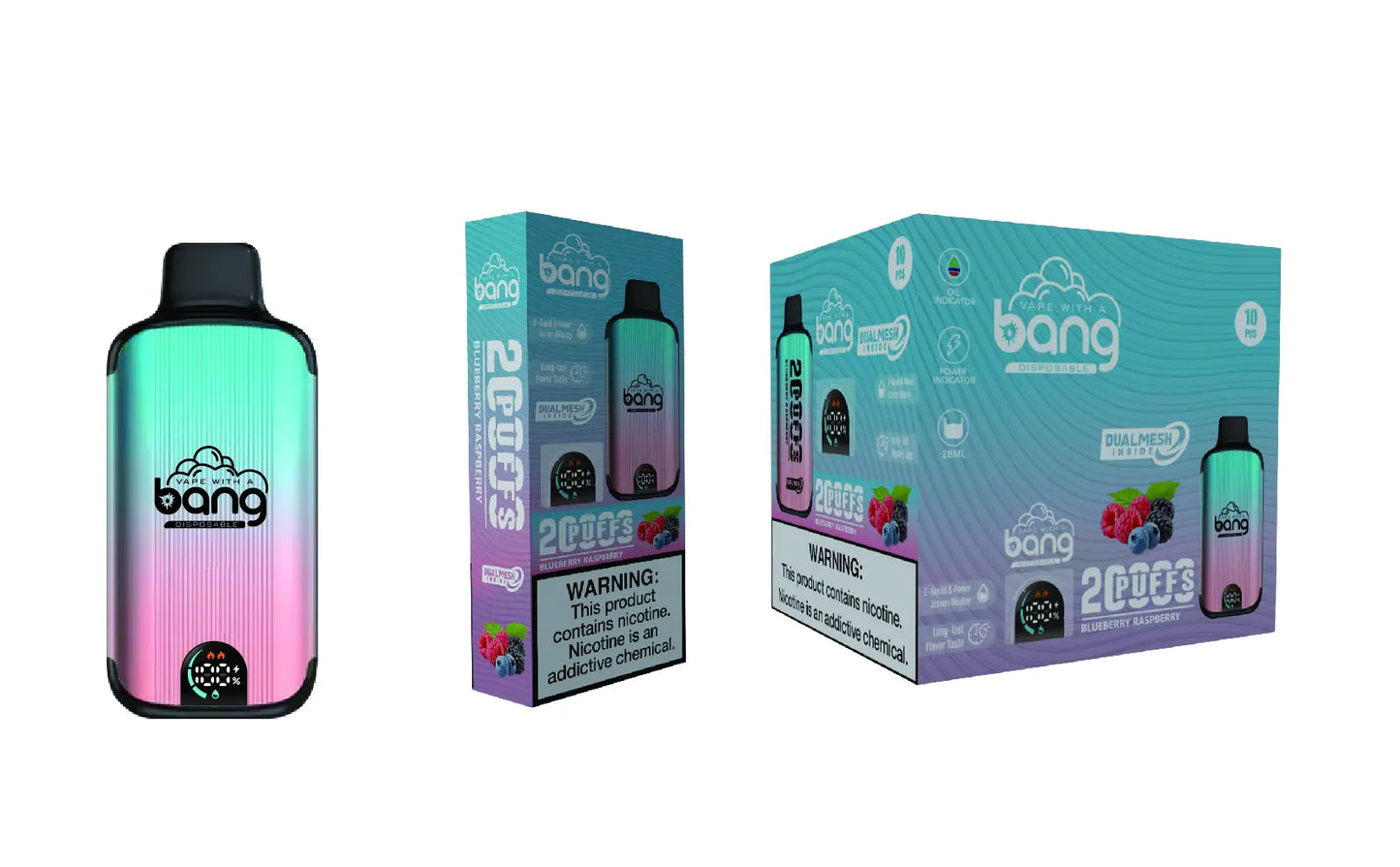 Bang 20000 Puffs New Product LED Display Disposable Vape