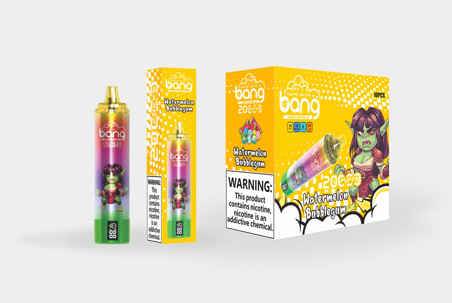 Bang Tornado 20000 20K Puffs Original LED Display Edition Disposable Vape Pen