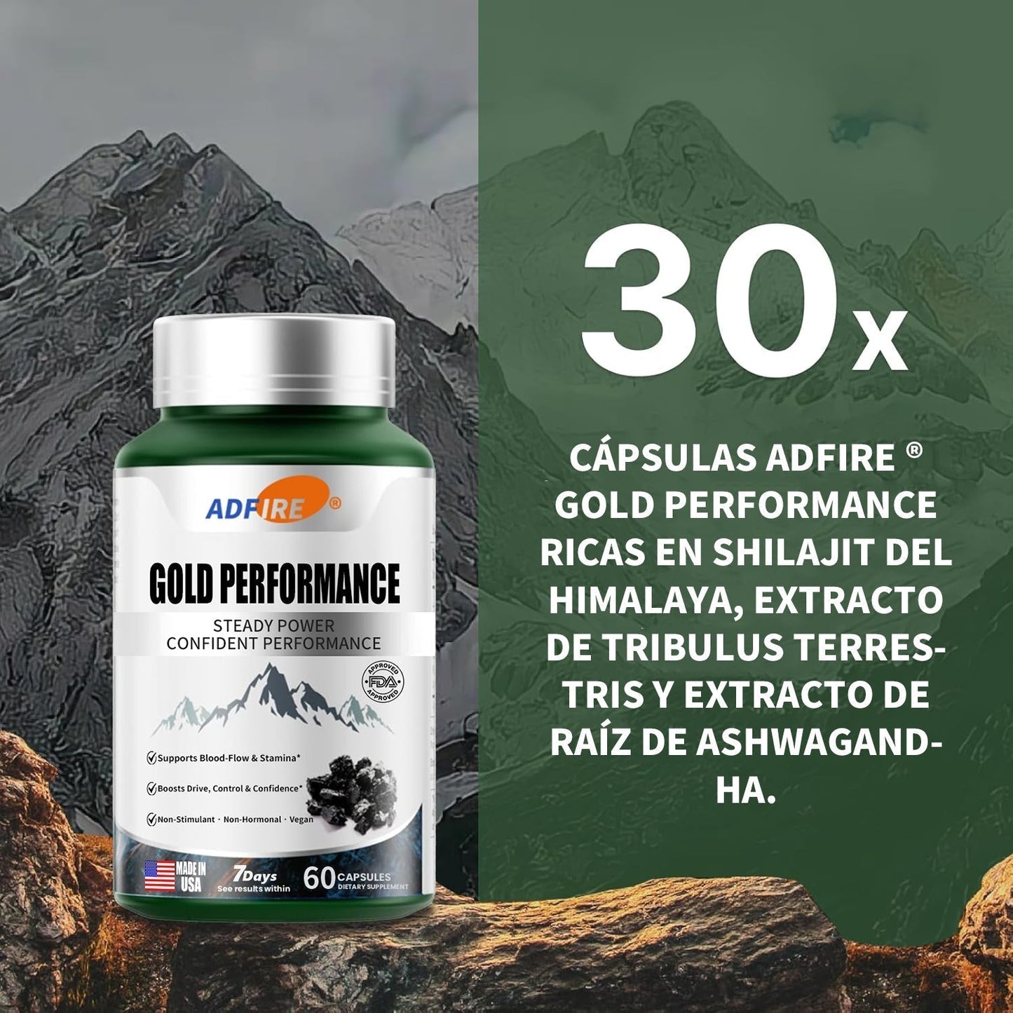 ✨Shilajit Ultra | ¡Venta Flash!⚡¡Más de 50K VENDIDOS!💥🏆Potenciador Natural Poderoso de Tamaño y Resistencia para Hombres-SUY8