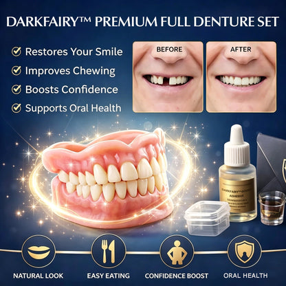 2026🏆✨LAST DAY SALE 70% OFF🔥 Newly upgraded second-generation DarkFairy™  complete dentures