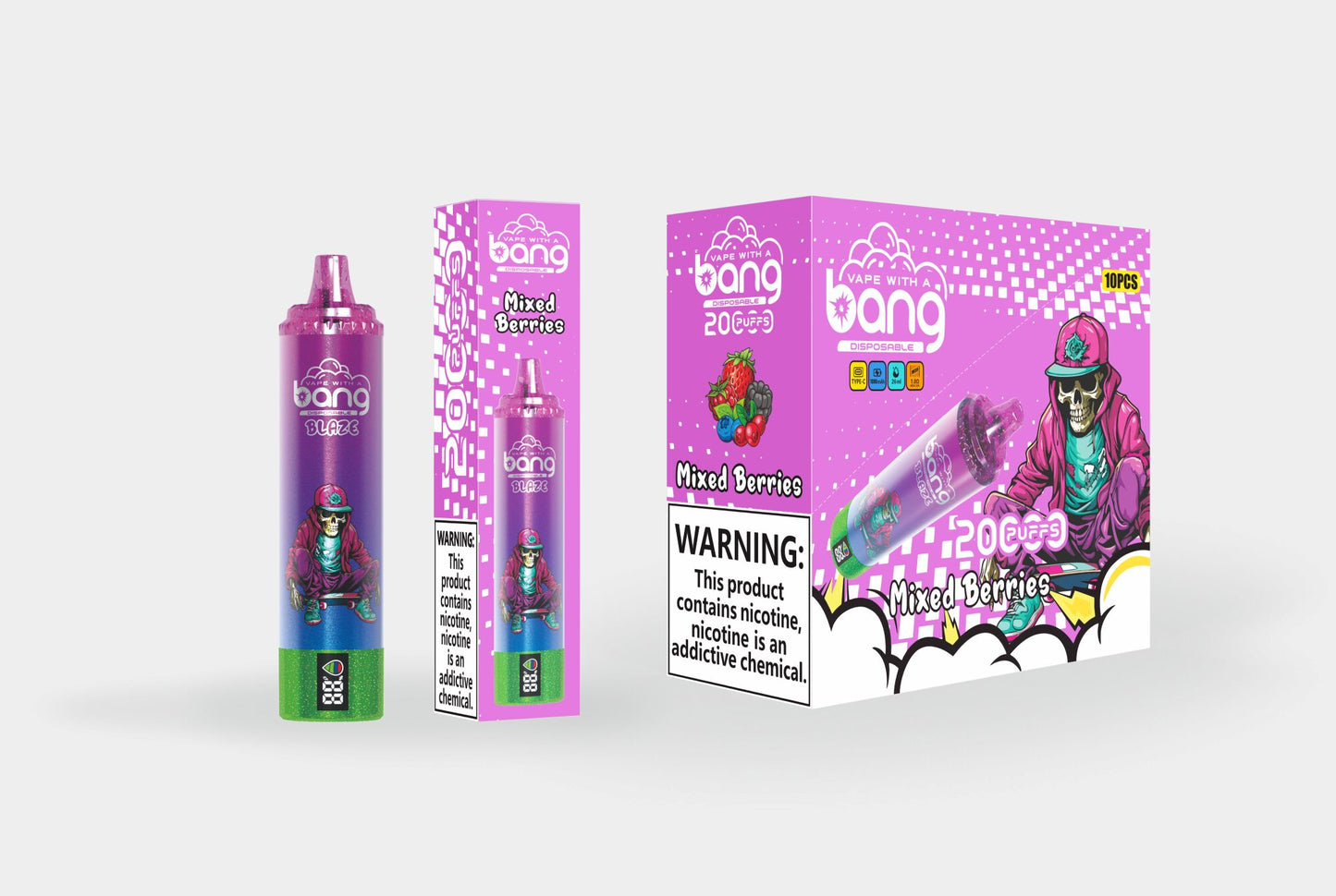 Bang Tornado 20000 20K Puffs Original LED Display Edition Disposable Vape Pen