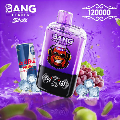 Bang Leader Stoll 120K 120000 Puffs Double Taste&Anti-Leak Design LED Display Disposable Vape