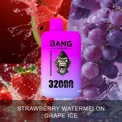 Bang Leader 32000 32k Puffs 0% 2% 3% 5% Nicotine  Double Taste Disposable Vape