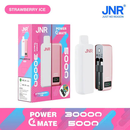 JNR Power Mate 30000 Puffs Smart Screen 5000mAh Power Bank Disposable Vape