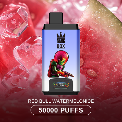 BANG BOX 50000 Puffs Double Flavor Disposable Vape-Red Bull & Watermelon Ice