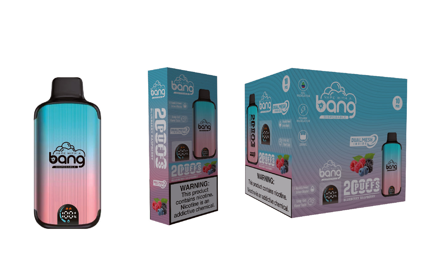 Bang 20000 Puffs New Product LED Display Disposable Vape