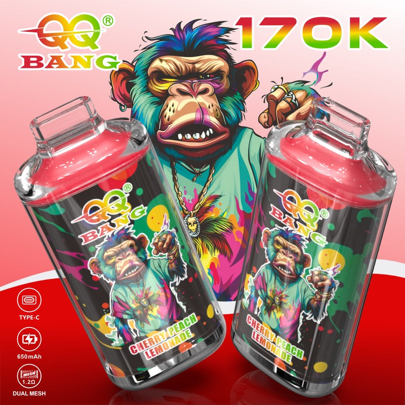 QQ Bang 170000 170K Dual Mesh Original Rechargeable Disposable Vape