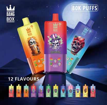 BANG BOX 80000 Puffs 3 in1 Flavor Disposable Vape - Triple Berry Ice + Mango Peach + Strawberry Kiwi