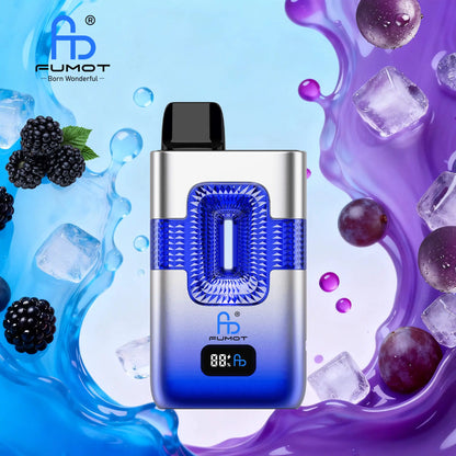 Fumot ECO 2in1 50000 50K Puffs Double Flavors Smart Display Original Rechargeable Disposable Vape