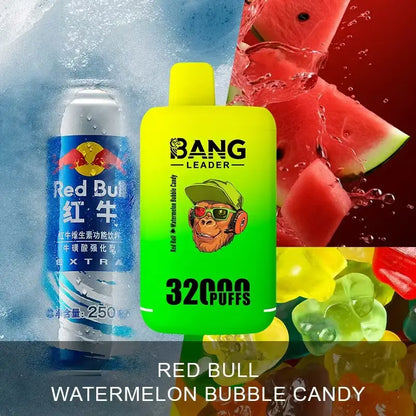 Bang Leader 32000 32k Puffs 0% 2% 3% 5% Nicotine  Double Taste Disposable Vape