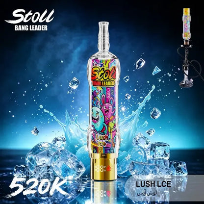 Bang Leader Stoll 520K LCD Display Disposable Shisha Hookah Vape