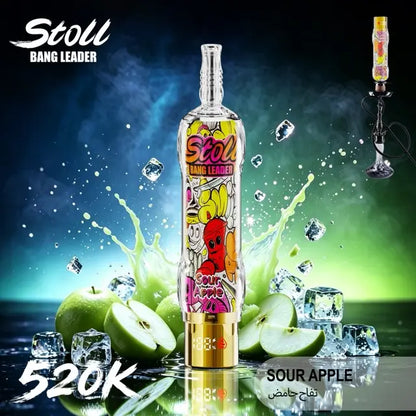 Bang Leader Stoll 520K LCD Display Disposable Shisha Hookah Vape