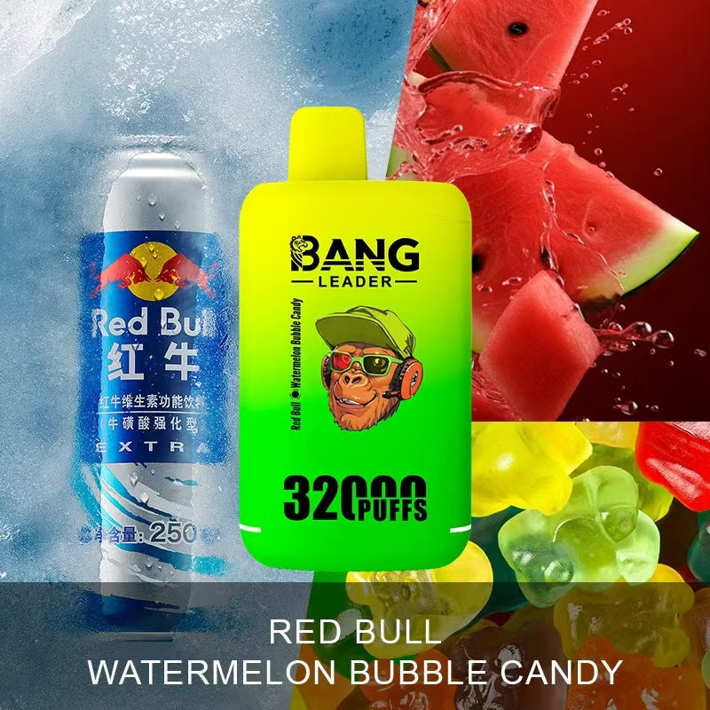 Bang Leader 32000 32k Puffs 0% 2% 3% 5% Nicotine  Double Taste Disposable Vape