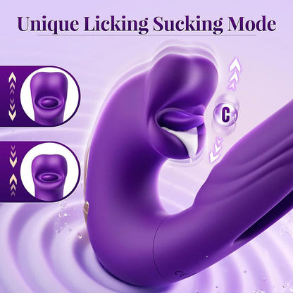 💥Latest 2026 Leg Relaxer💞 Super smooth remote experience via APP + 7 vibration modes and 5 swing modes - Reach orgasm at your fingertips