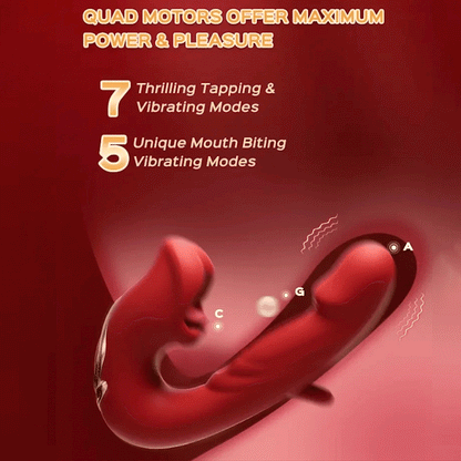 💥Latest 2026 Leg Relaxer💞 Super smooth remote experience via APP + 7 vibration modes and 5 swing modes - Reach orgasm at your fingertips