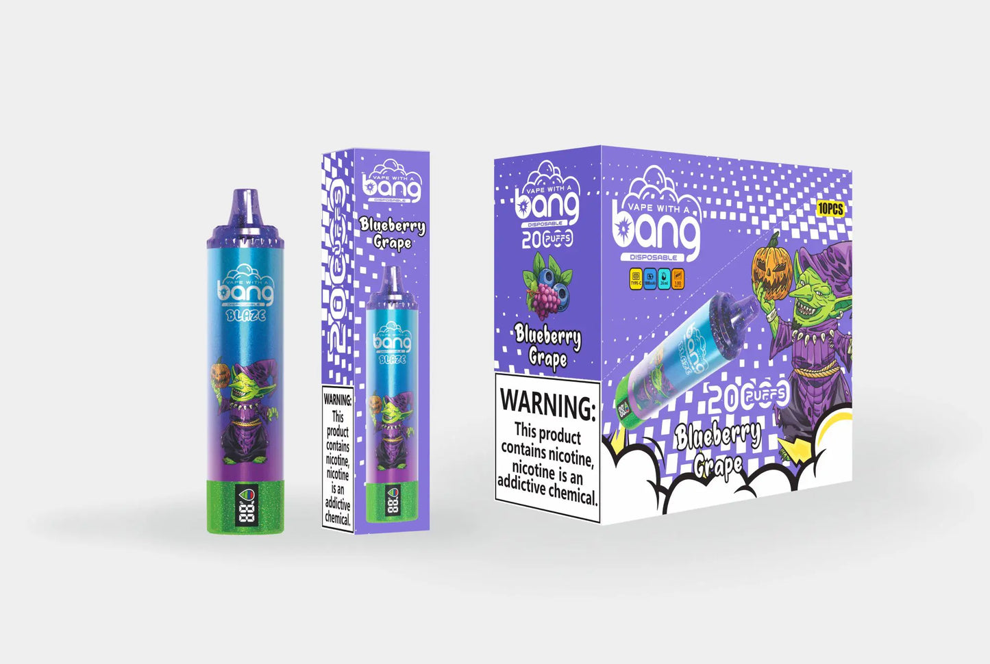 Bang Tornado 20000 20K Puffs Original LED Display Edition Disposable Vape Pen